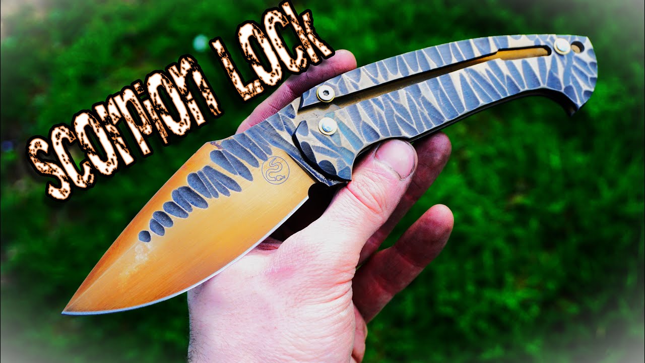 🔹 Fabrication d'un couteau pliant SCORPION LOCK🔹Le Colobra