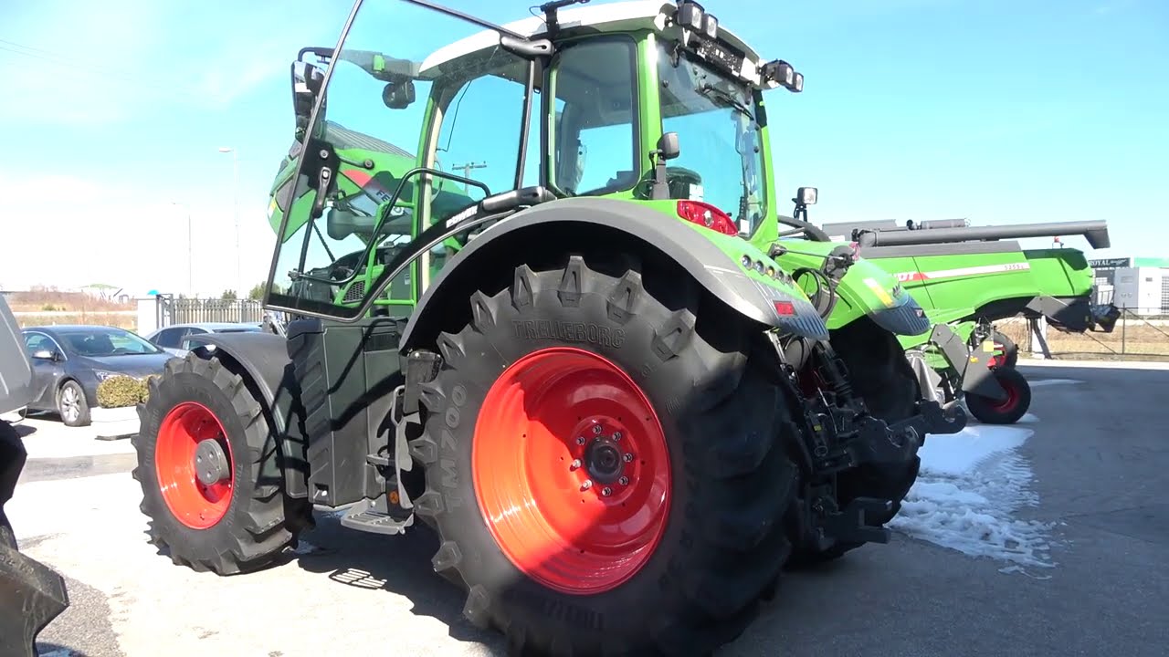 The FENDT 714 tractor 2021 exterior interior review