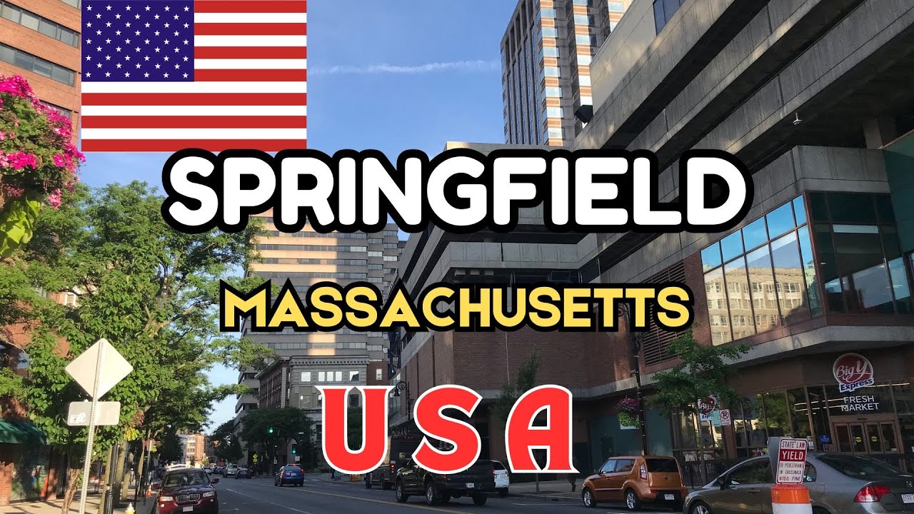 Springfield, Massachusetts - USA 4K tour | Springfield, Massachusetts -USA