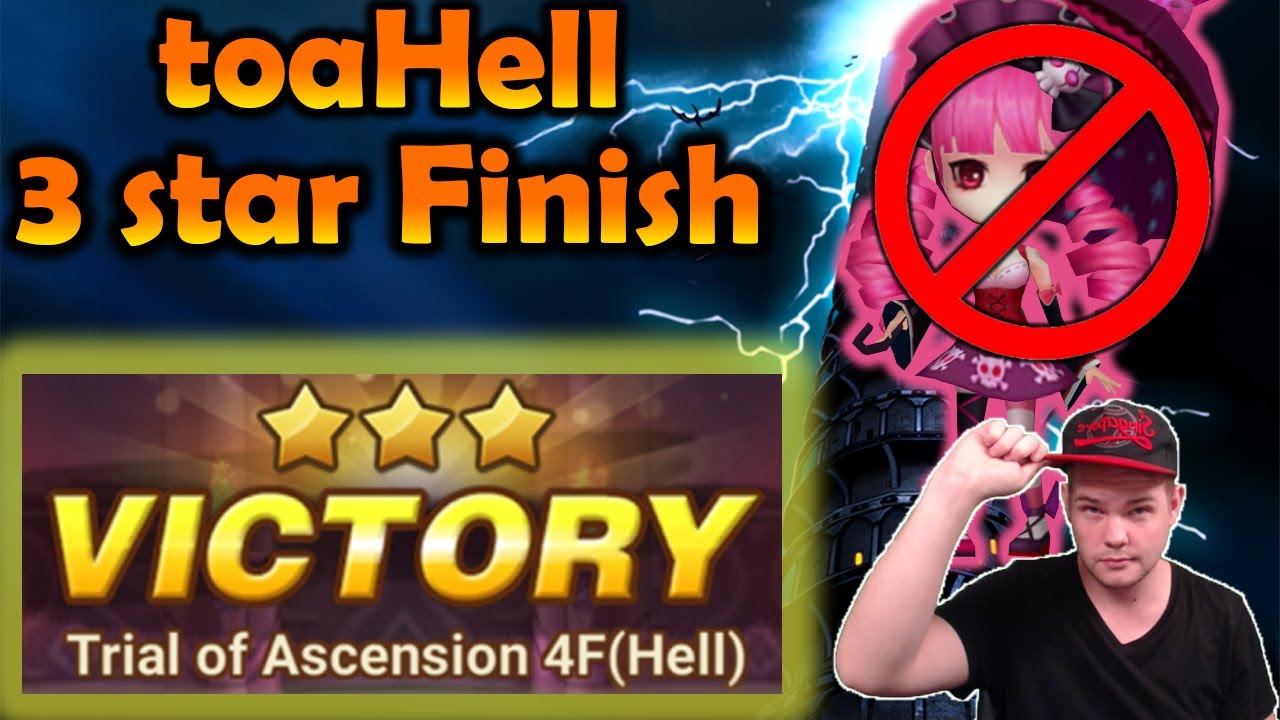 Toa Hell Floor 4 - 3 Stars - No Rica - Summoners War
