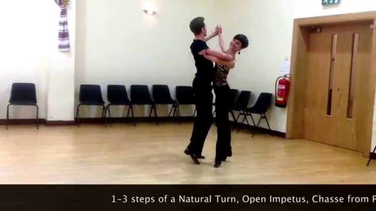 Intermediate Slow Waltz routine - Inspiration 2 Dance London