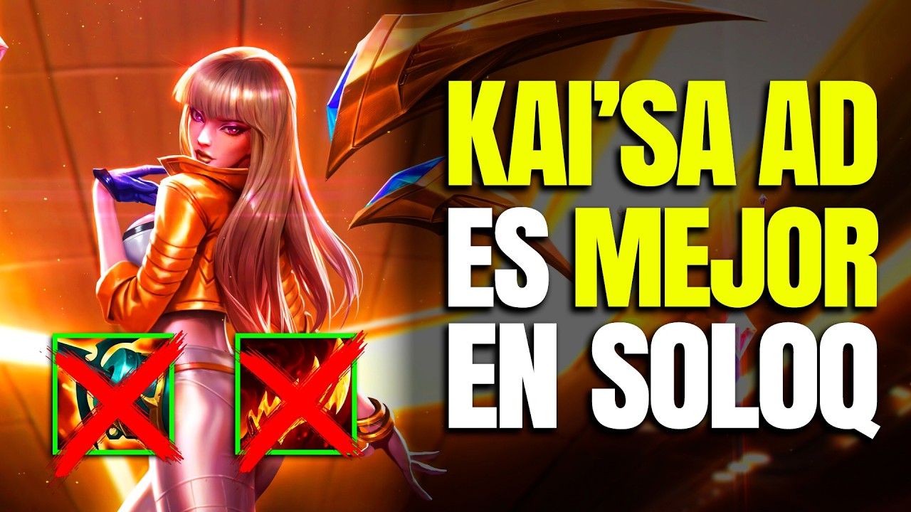 La BUILD de KAI'SA AD es MAS ROTA que la HIBRIDA | Guia Build kai'sa LoL 2026
