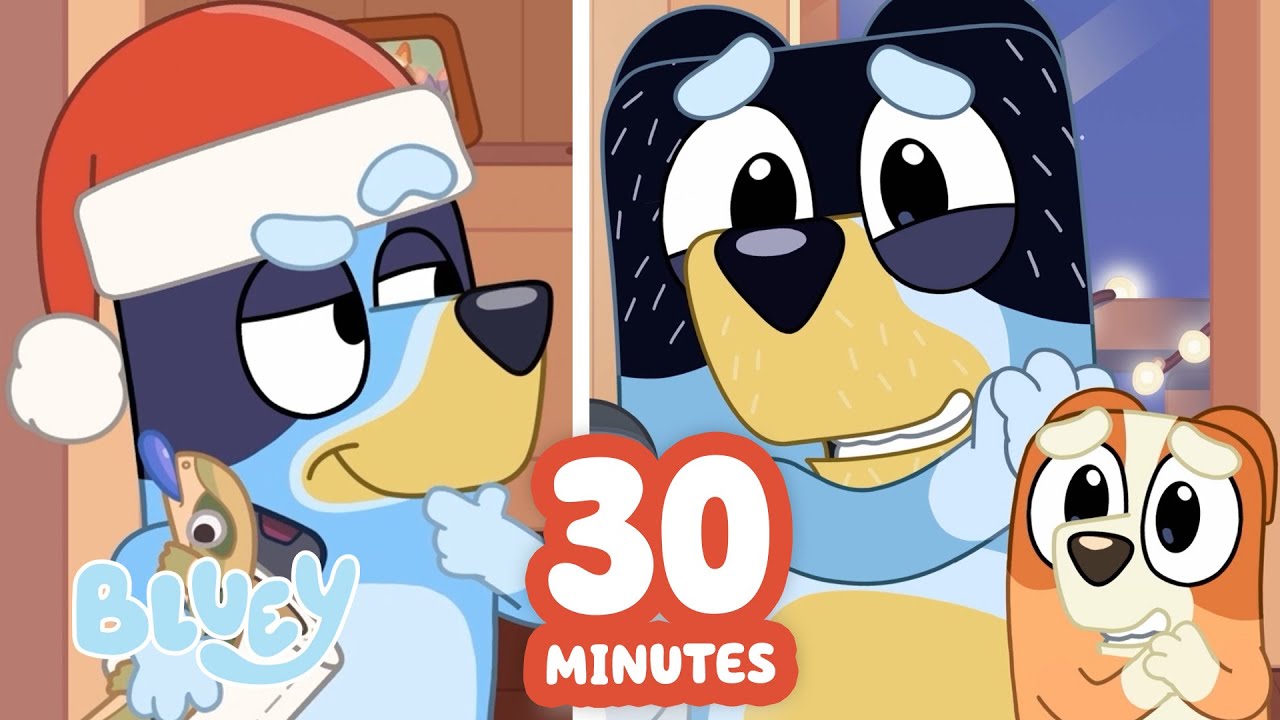 Noël, s'il te plaît 🥺 🎅 ✨ | Le Père Noël de la Vérand Moment 💙 | Bluey Français Chaîne Officielle