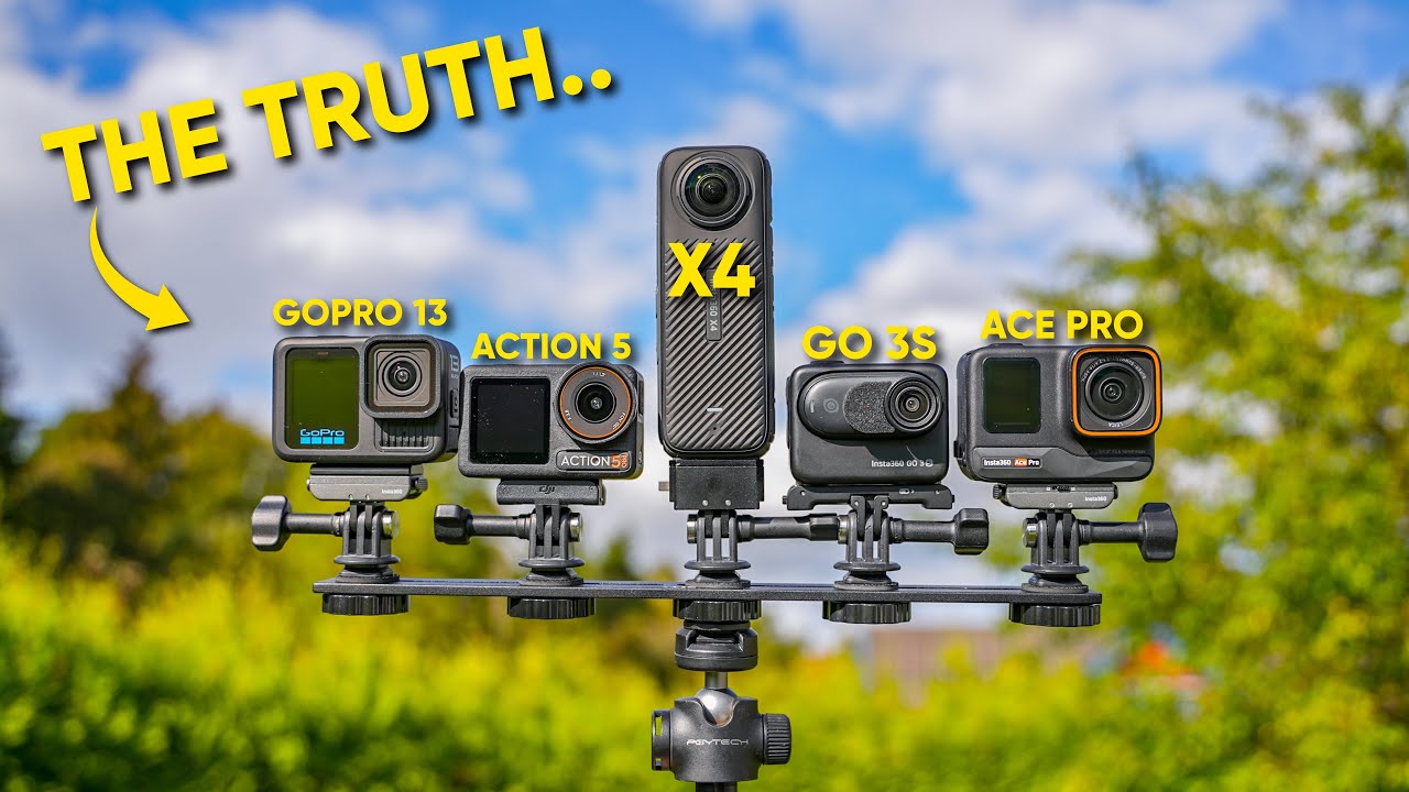 DJI Action 5 Pro vs GoPro 13 vs Ace Pro vs X4 vs GO 3S - Which One Should You Buy!?
