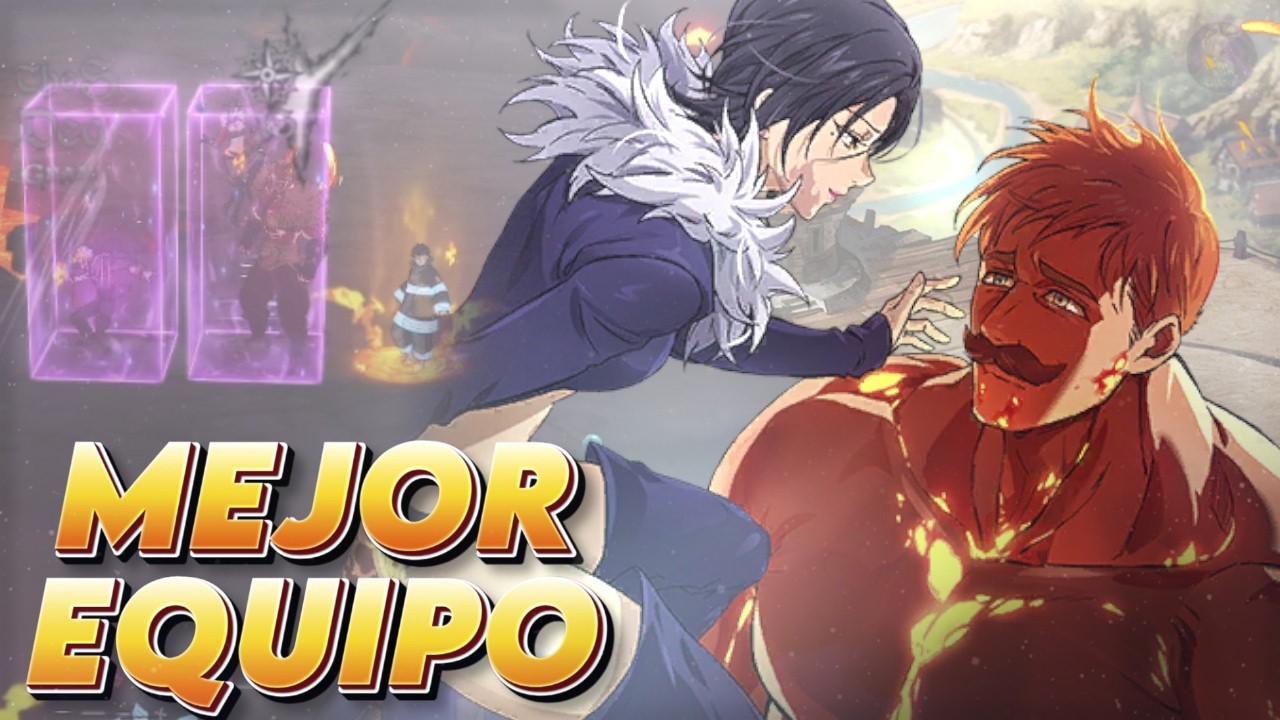 🏆 ¡EL MEJOR EQUIPO DE HUMANOS PARA PVP! Escanor & Merlin deberían ser ilegales... | 7DS: Grand Cross