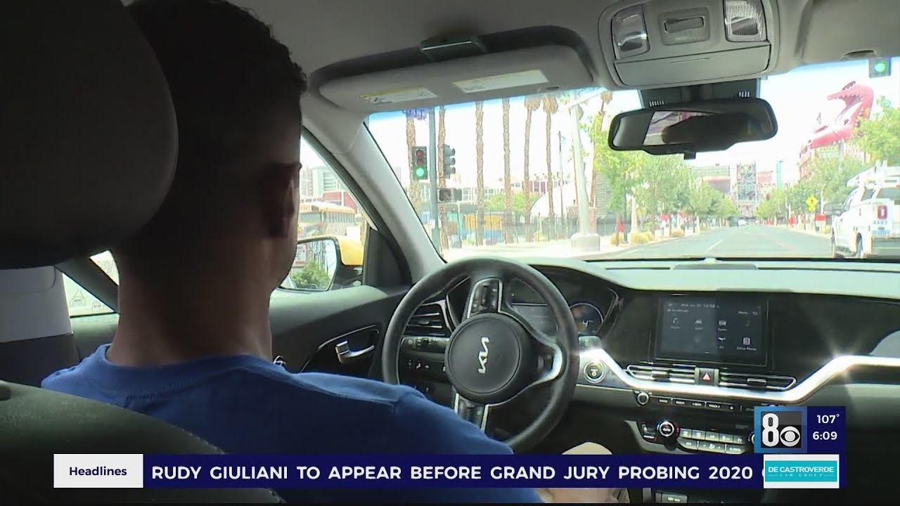 What's it like to ride a driverless taxi in Las Vegas?