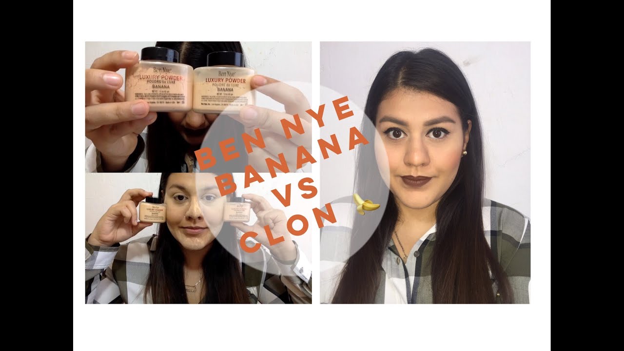 Polvos BEN NYE BANANA LUXURY POWDER VS CLON| Vanessa Suárez❤️