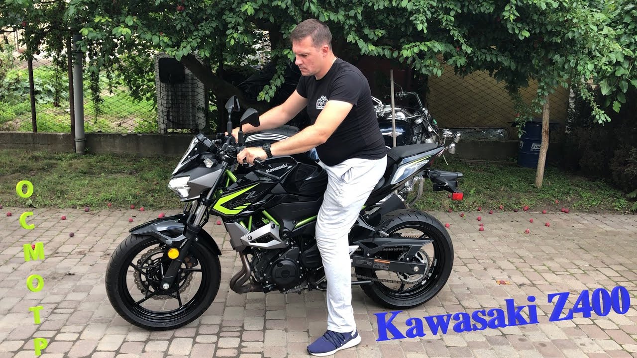 Мотоподбор. Осмотр Kawasaki Z400 2020 года за 6100$. Мот с аукциона США. Приколы продавцов мотошин