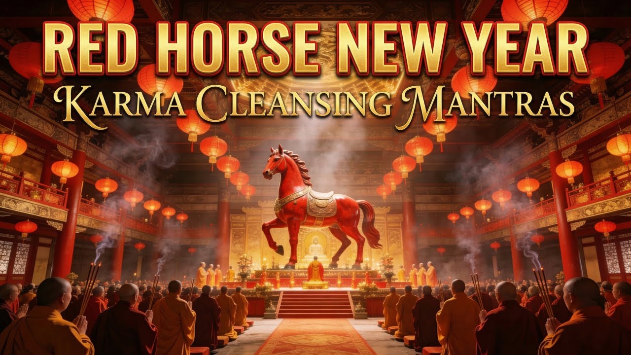 Red Horse Chinese New Year 🔥 Karma Cleansing Tibetan Mantras | Fire Ritual for a Fresh Start