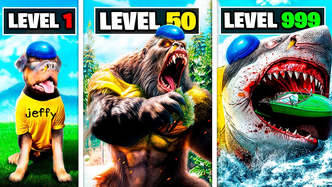 Jeffy Becomes EVERY ANIMAL In GTA 5!