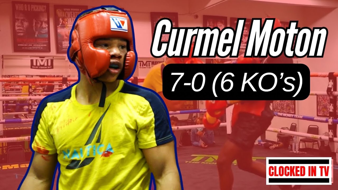 Is He Ready For Tank? Curmel Moton Sparring @ the Mayweather boxing club