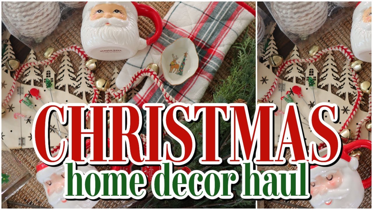CHRISTMAS HOME DECOR HAUL | NEW CHRISTMAS HOME DECOR 2021