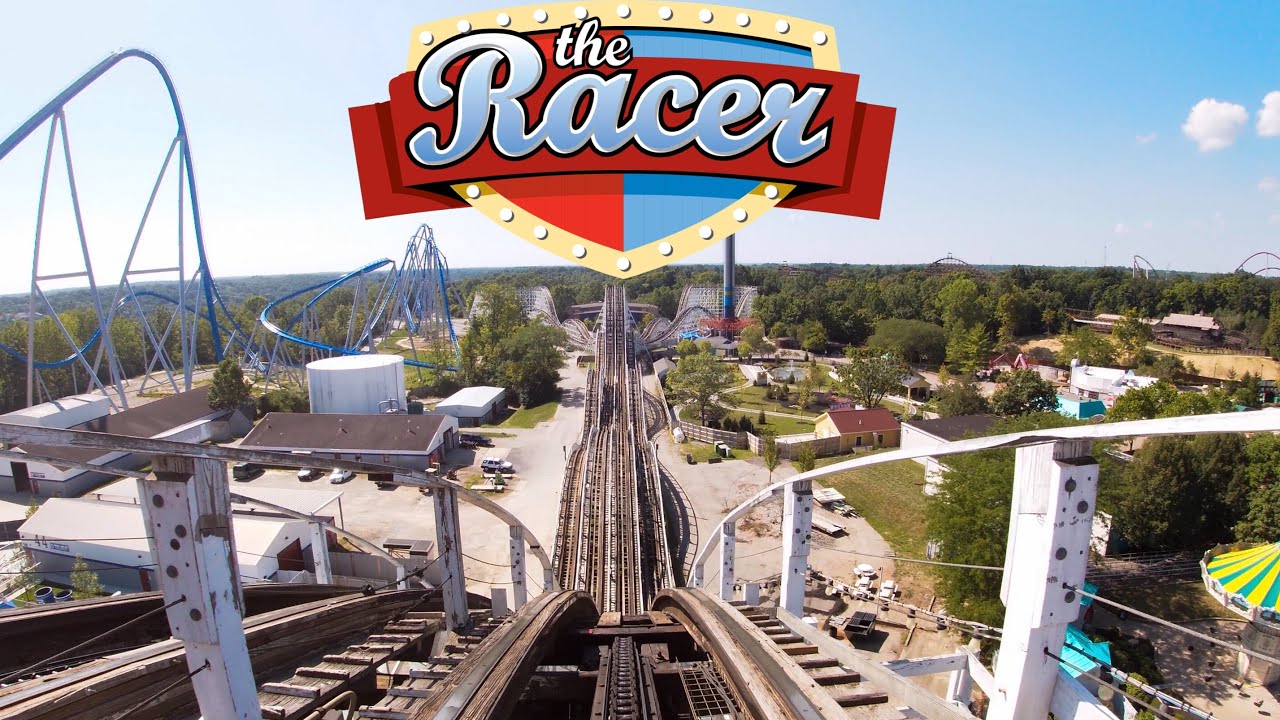 The Racer Roller Coaster (POV) - 4K Cinematic Series Kings Island