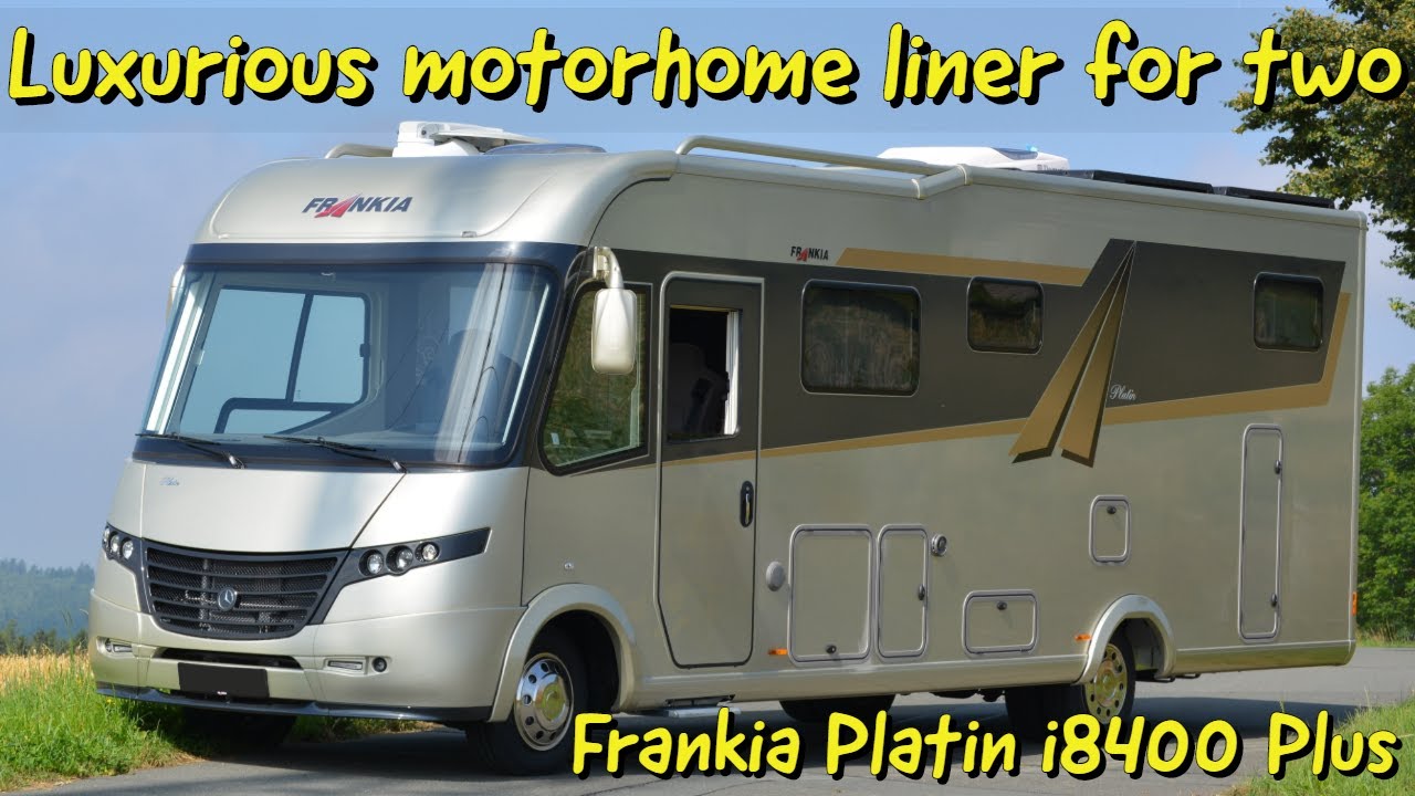 Frankia Platin i8400 Plus. Frankia's luxury motorhome liner for two :