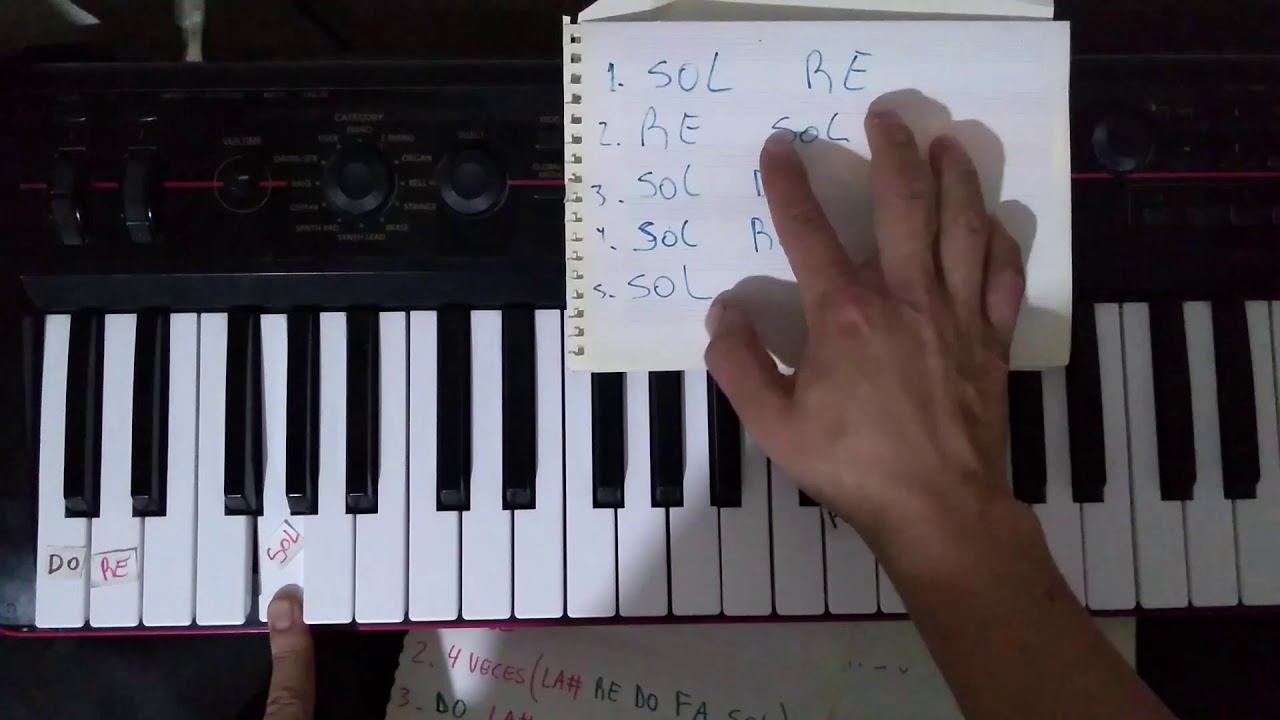 Feliz cumpleaños mano izquierda - Bajos - Piano /Teclado