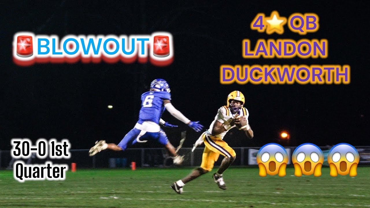 #1 DUAL THREAT QB LANDON DUCKWORTH || JACKSON VS ESCAMBIA COUNTY || ALABAMA HIGH SCHOOL FOOTBALL