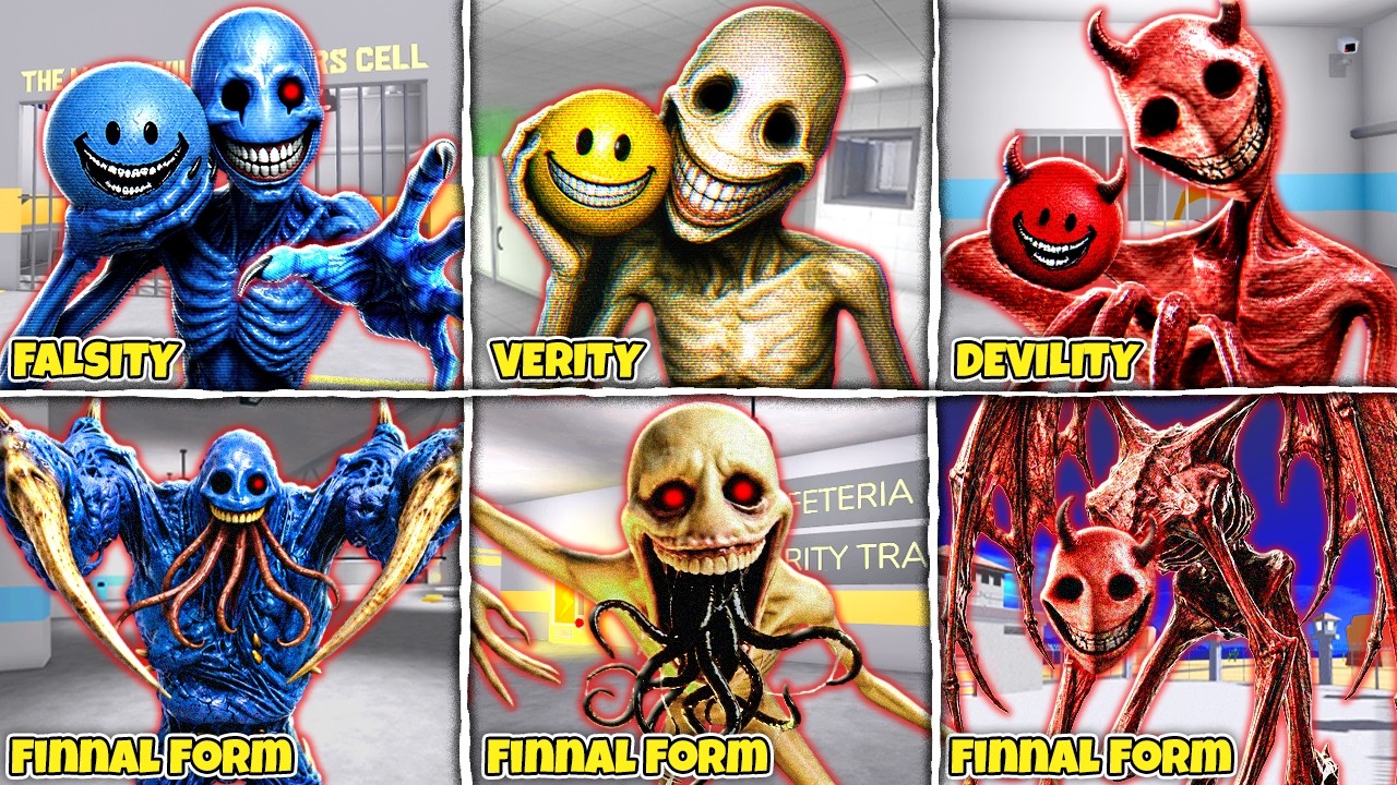 FALSITY Vs VERITY MOD! What if I BECOME EVERY VERITY, FALSITY, DEVILITY Phase in BARRY'S PRISON RUN!