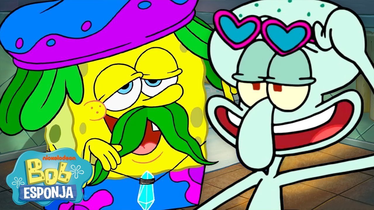 Bob Esponja despreocupado durante 50 minutos 😴 | Bob Esponja en Español