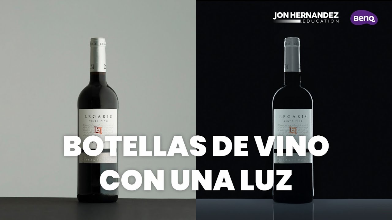 Cómo fotografiar botellas de vino de forma sencilla y fácil con una sola luz || Powered by BenQ