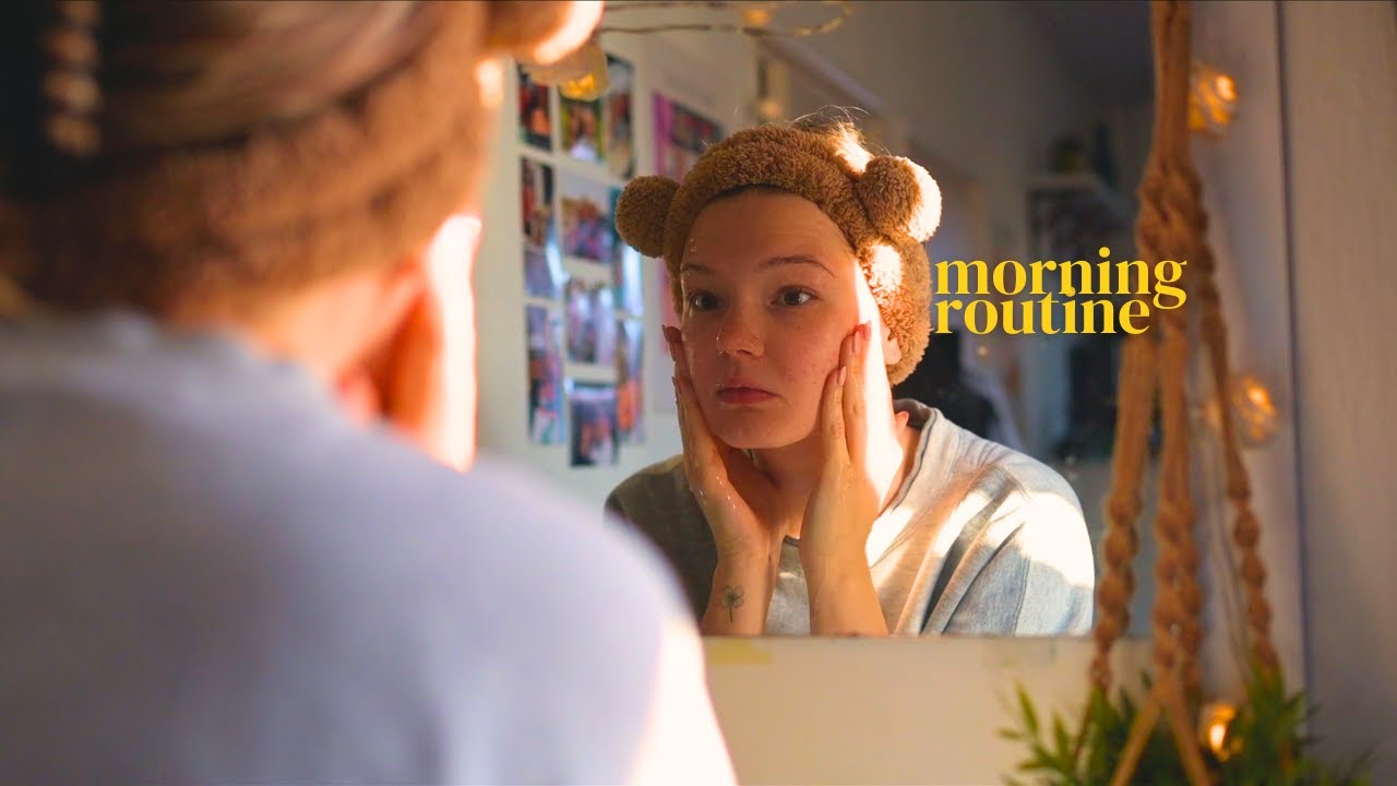 ASMR my calm morning routine + summer makeup look ☀️