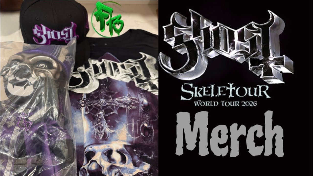 GHOST :: SKELETOUR 2026 :: MERCH #ghost 