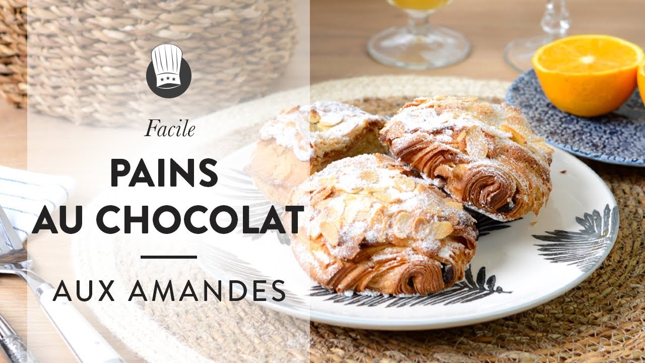 Recette de Viennoiseries :  les Pains au Chocolat aux Amandes