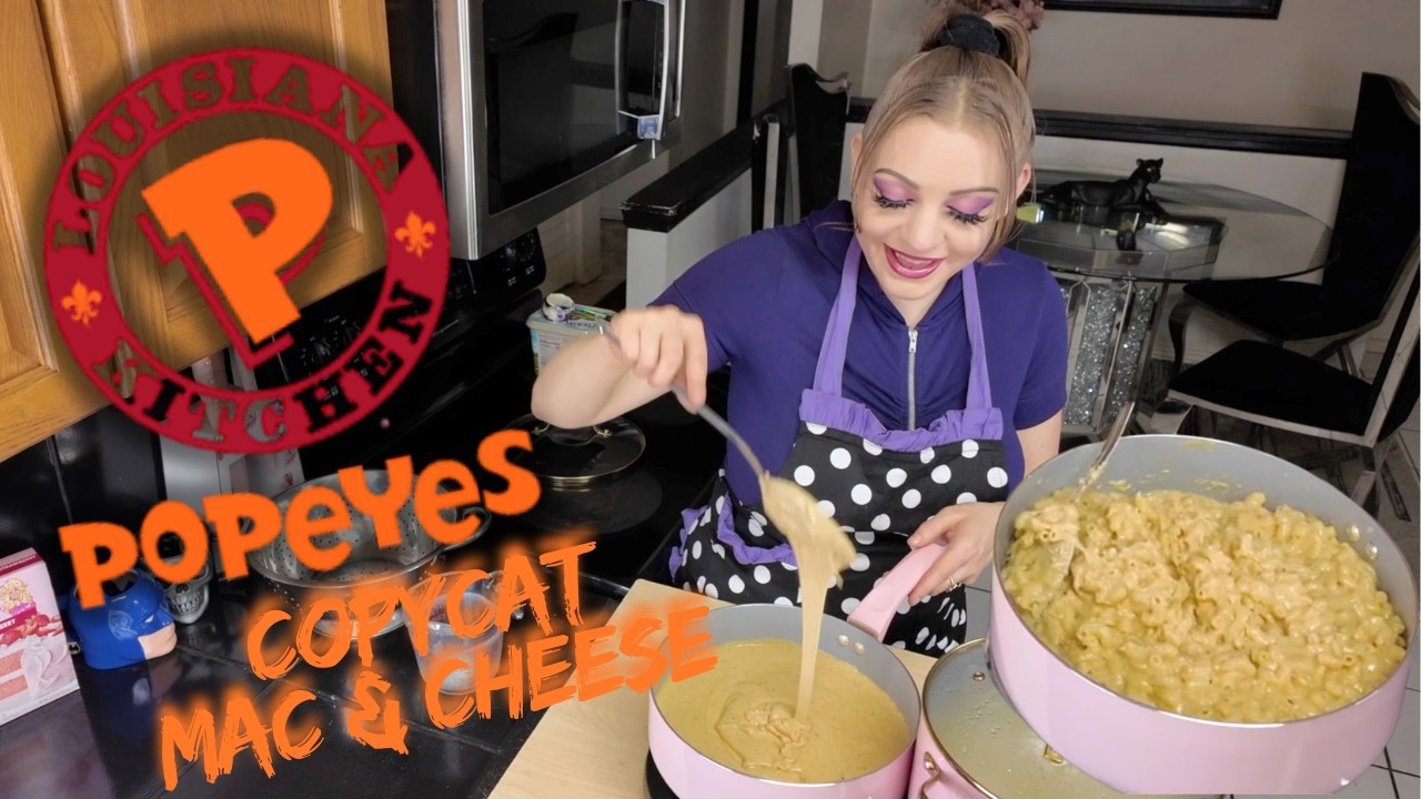 Popeye's Mac & Cheese at Home - Creamy, Cheesy, & Easy!