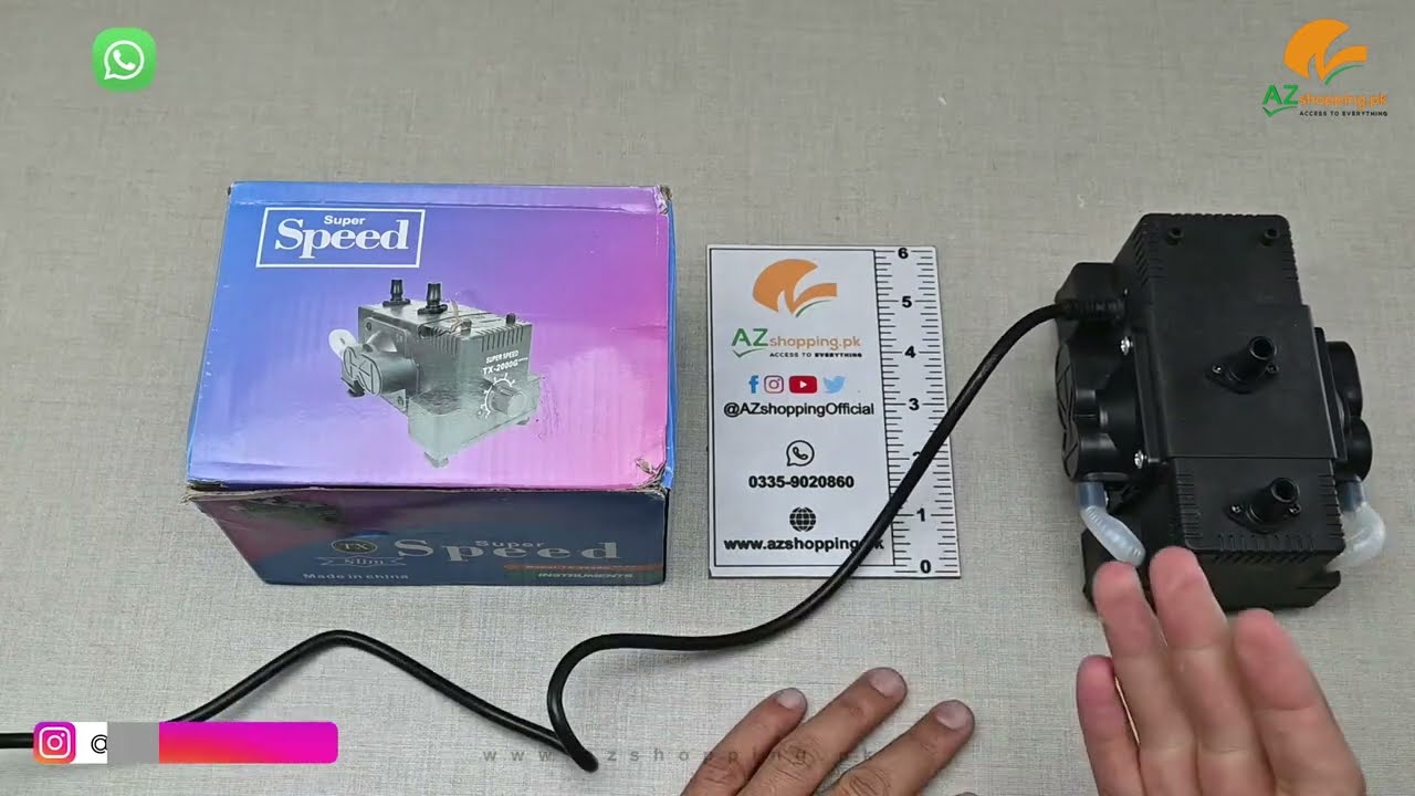 Super Speed &ndash; Mini Sui Gas Air Pump Sucking Compressor Pressure Machine  &ndash; Model: TX-2000G