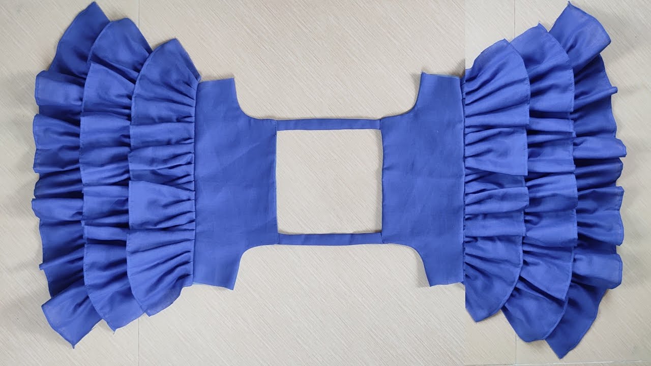 HOW to stich three layer baby frock/easy way