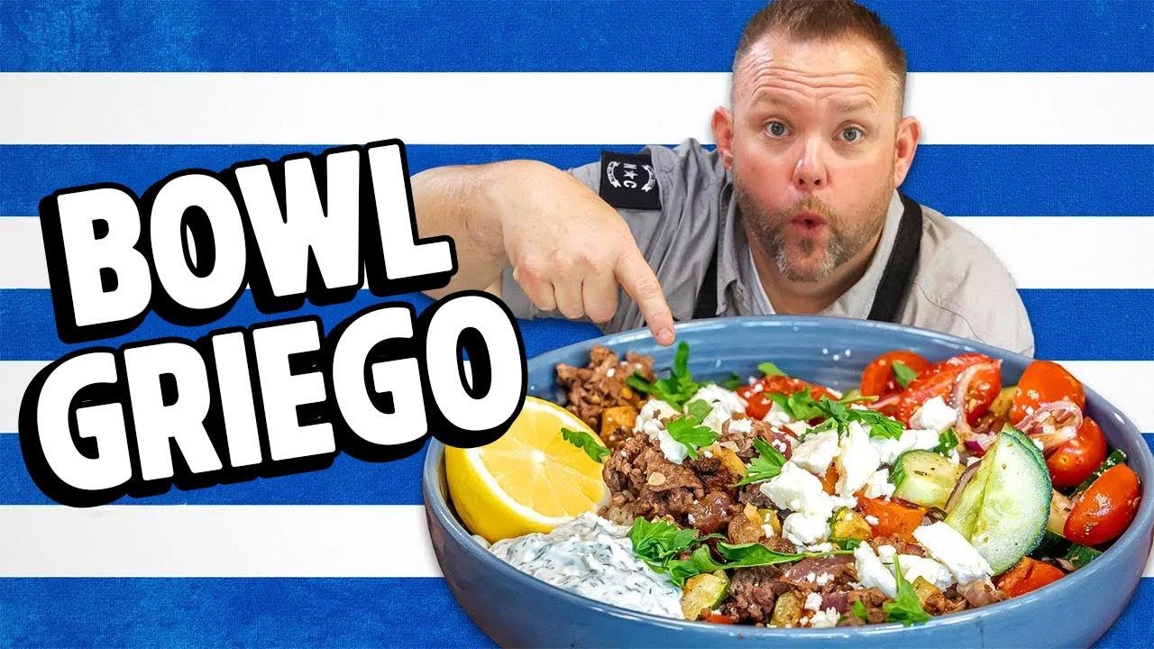 ¡Estas bowls griegas en mi Blackstone son mi antojo de cada semana!