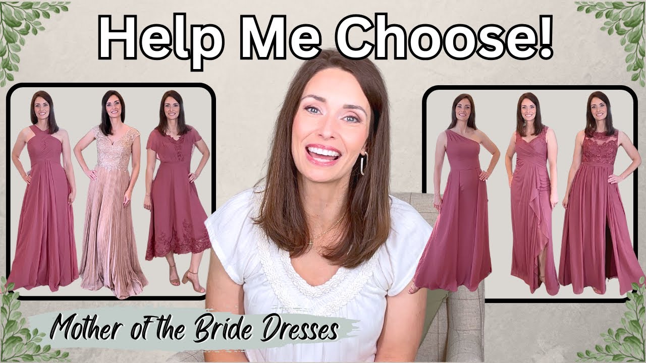 Mother of the Bride Dress Try On at Home from Azazie | Which One Should I Wear?