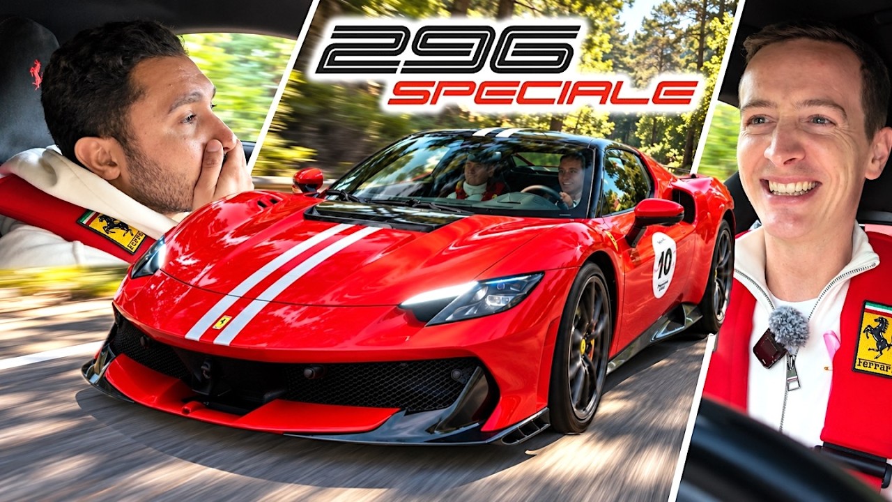 Il tombe AMOUREUX de sa nouvelle Ferrari 296 Speciale !