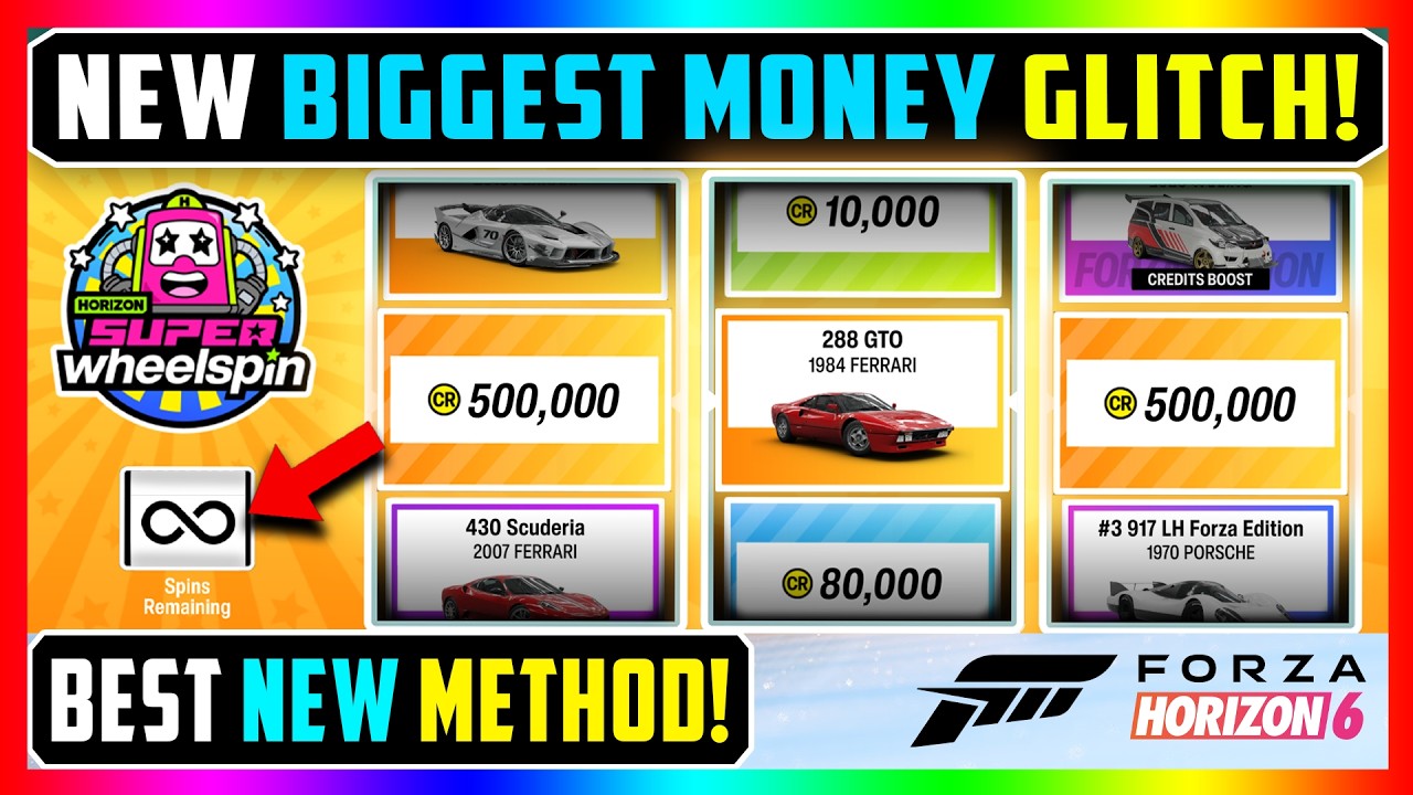 НОВЫЙ крупнейший денежный глитч в Forza Horizon 6! БЕСКОНЕЧНЫЕ КРЕДИТЫ БЫСТРО 2026!