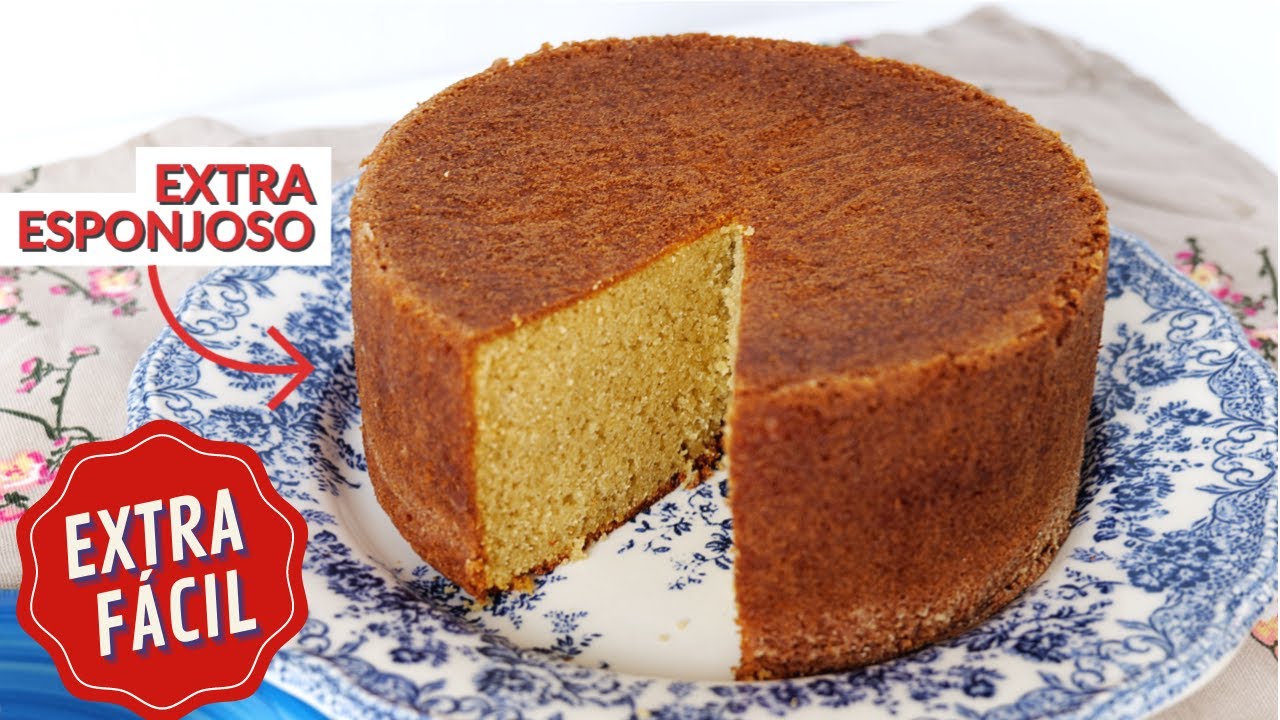 BIZCOCHO DE VAINILLA BASICO | RECETA FÁCIL - Ladulcepedia