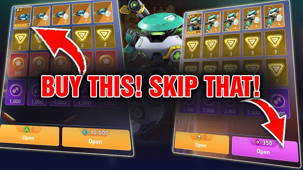 You're Wasting Resources! Buy THIS, Skip THAT | Crate Rush Guide | Mech Arena
