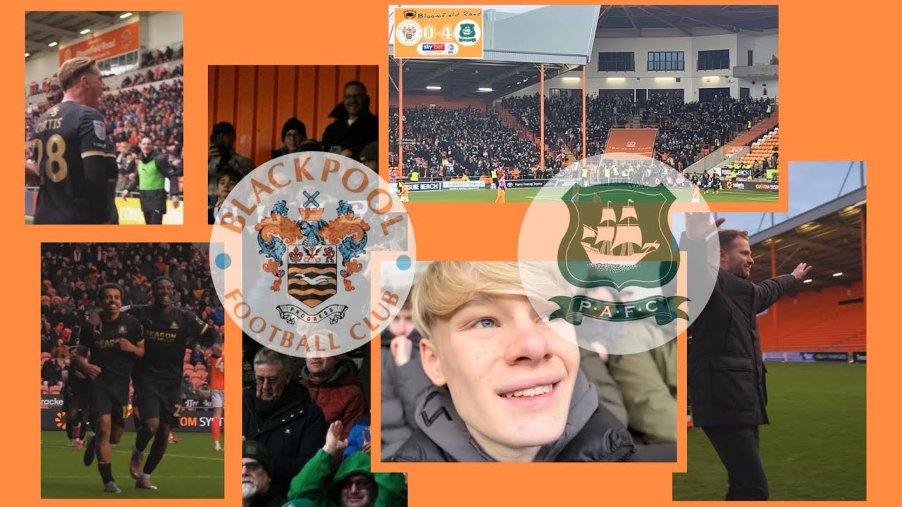 Blackpool Vs Plymouth Argyle | #blackpoolfc #plymouth #efl #football | ARGYLE DESTROY BLACKPOOL 💚💚