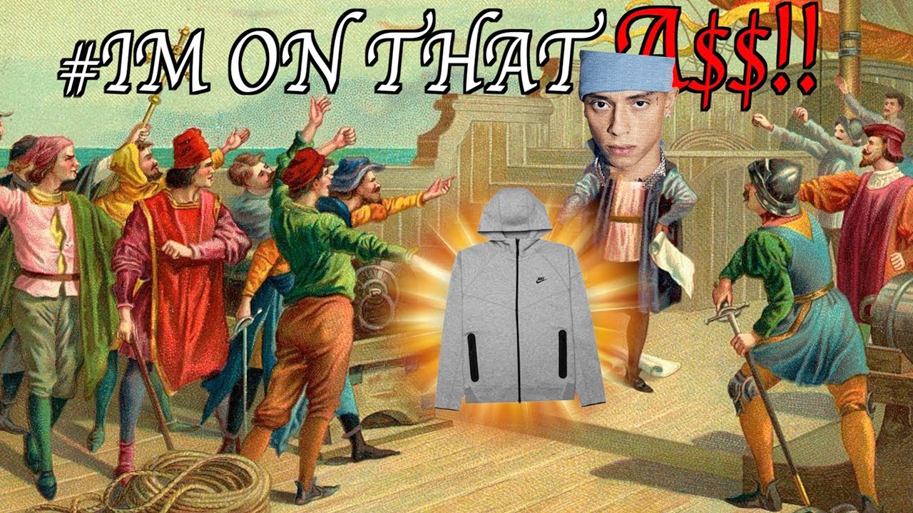 Центральный Колумбус думает, что открыл для себя Nike Techs спустя 11 лет... (#GetThisA$$OuttaHer...