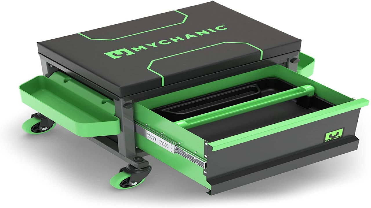 Best Mechanic Rolling Creeper Stool Seat - MYCHANIC SK3 SIDEKICK STOOL