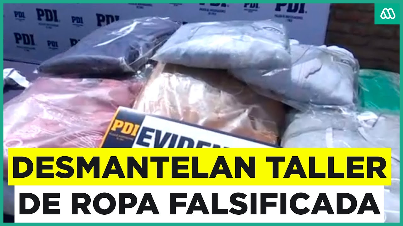 Desmantelan taller de ropa falsificada en Cerrillos: Más de 10.000 prendas incautadas