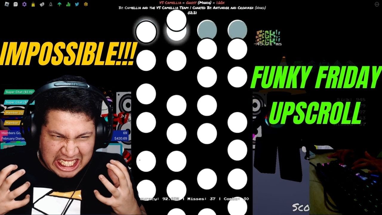 FUNKY FRIDAY But i Play UPSCROLL! (I Got Destroyed LOL)