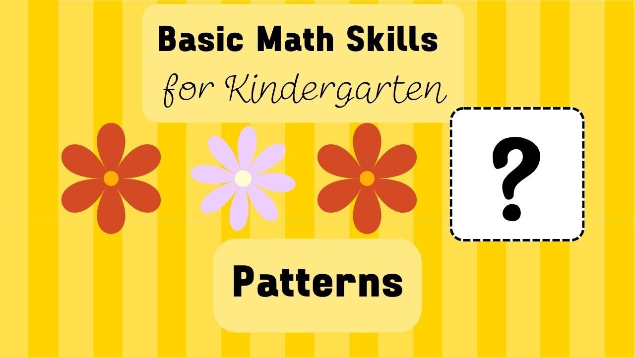 Patterns for Kids: Kindergarten Math Learning Video