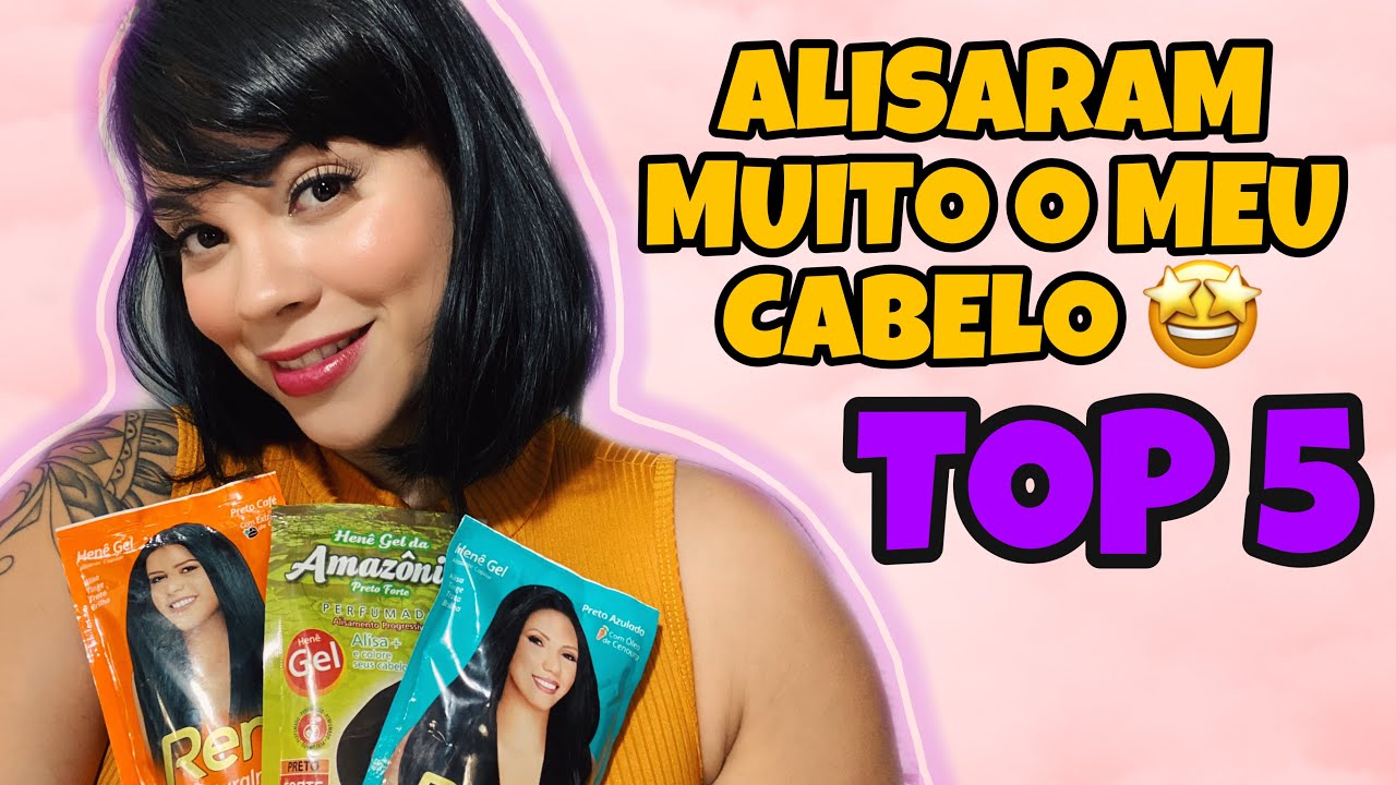 TOP 5: MELHORES HENÊS PARA ALISAR OS CABELOS - Larissa Cordeiro