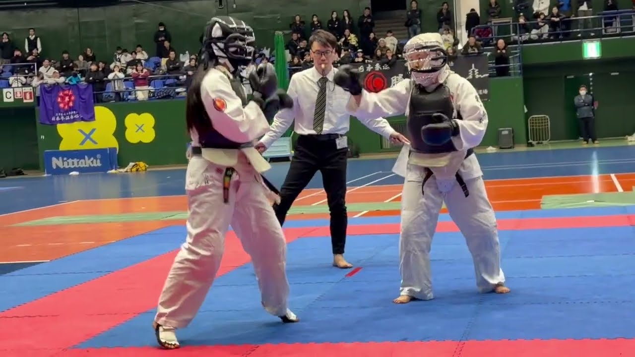 2026日本拳法白虎会優勝大会 女子有段の部 決勝戦 小林 紅葉(大商大堺) VS 中川 はるか(今治拳友会) @日本拳法 動画チャンネル(Nippon Kempo Channel)
