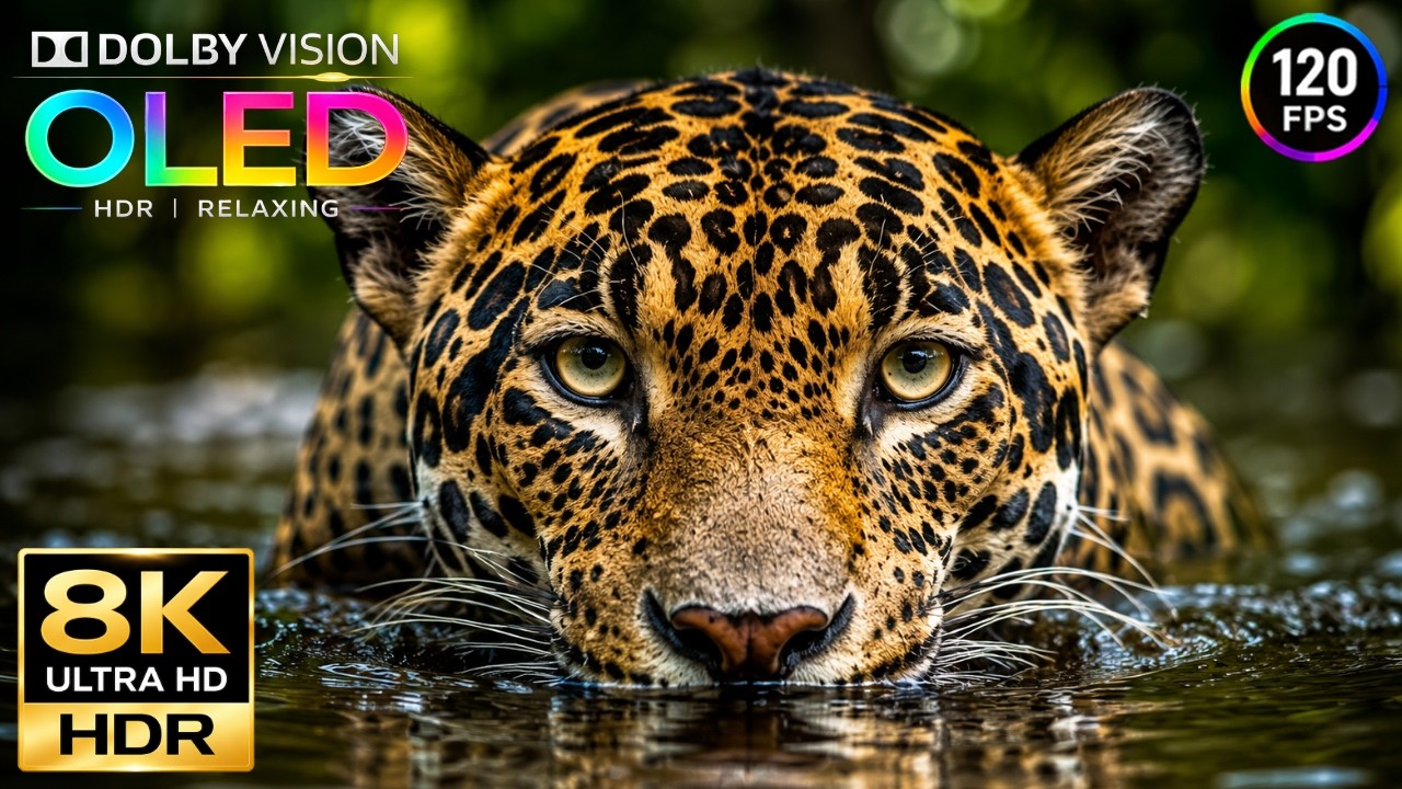 Wild Animal World OLED HDR TEST | 8K Dolby Vision 120fps (8K/4K Video TV)
