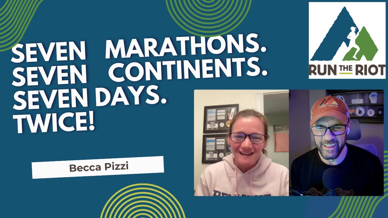 EP170 - Becca Pizzi - Seven Marathons. Seven Continents. Seven Days. Twice!