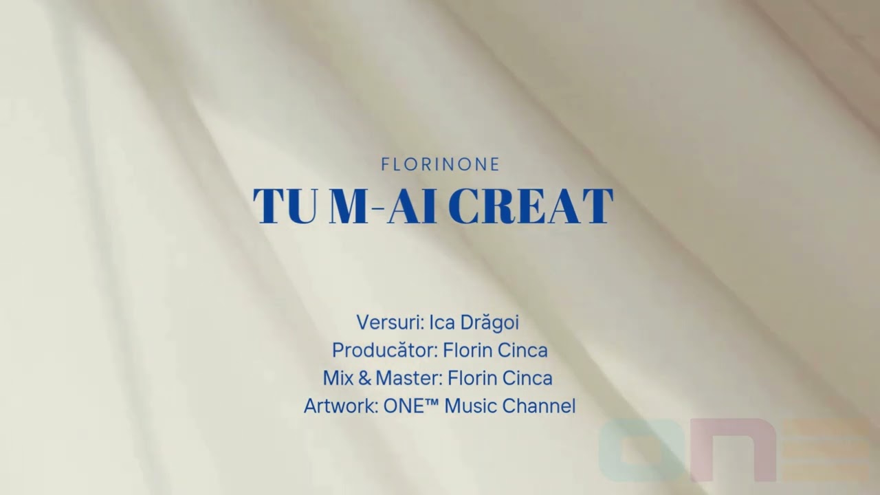 Tu m-ai creat – Cântare Creștină Originală  Worship 2026 | FlorinONE