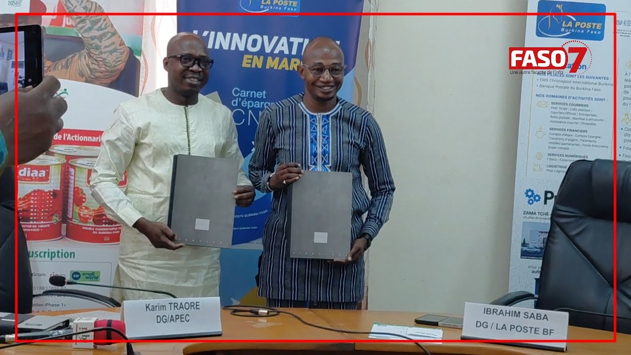 L’APEC et La Poste Burkina Faso s’unissent pour optimiser la gestion des fonds des souscripteurs
