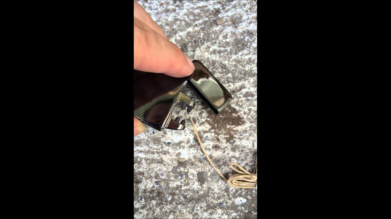 Plazmatic X USB Electric Lighter lighting up Hemp Wick!