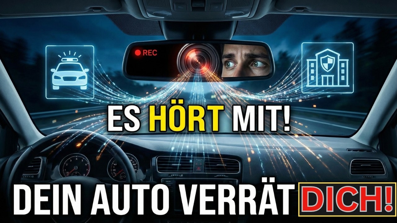 Dein Auto verrät dich! 🕵️‍♂️ An wen deine Daten wirklich gehen Polizei & Versicherung