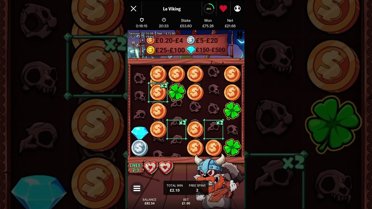 &pound;1 LE VIKING BONUS DIAMOND 💎 IN THIS BOX IT GOES NUTSSS #slots #casinogame #fyp